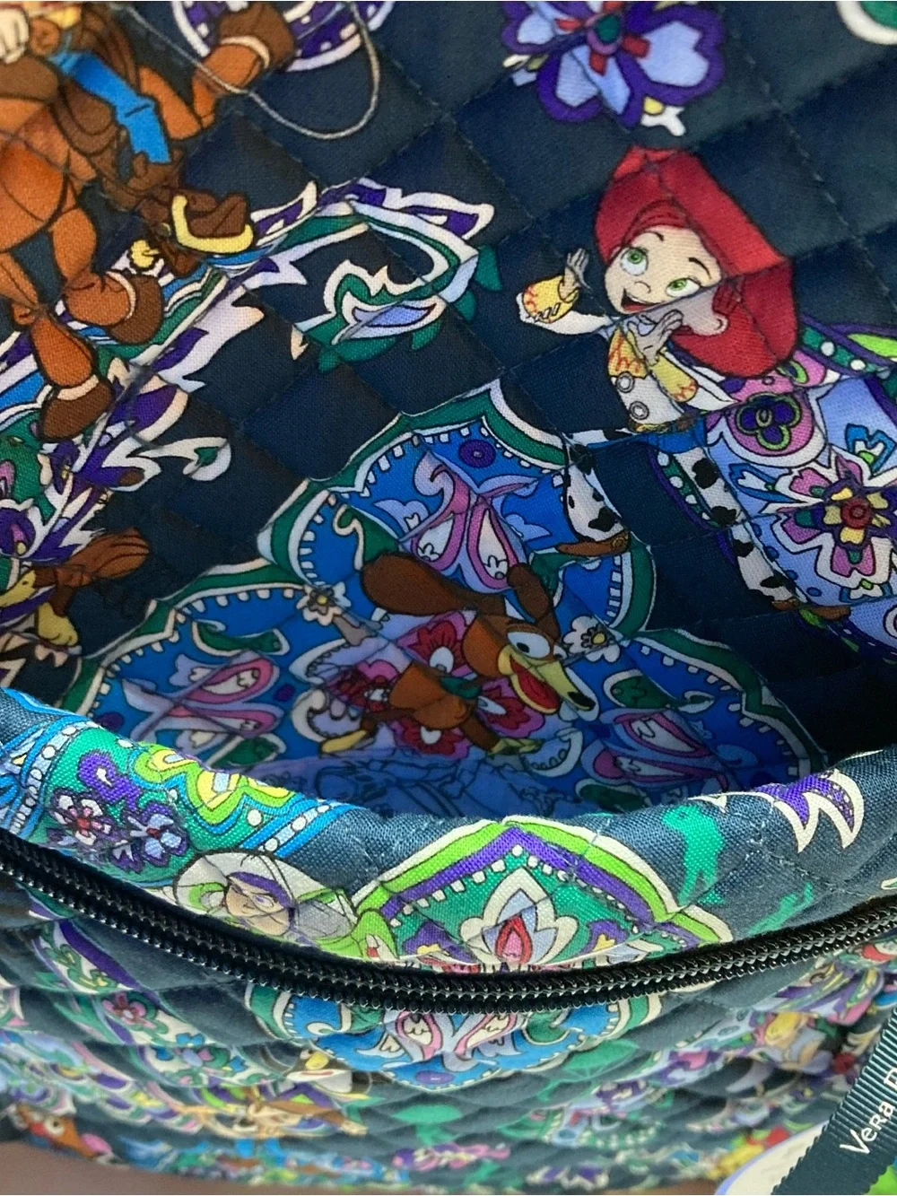 Vera Bradley Limited Edition Disney Pixar Toy Story Quilted Tote Bag Andy's Room